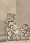 Hogarth Having Been Followed by Barry and a Friend was Caught Backing a Boy to Fight Purposely to Catch His Fearful Countenance