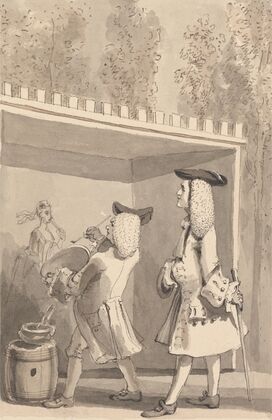 Hogarth Painting in Vauxhall Gardens in the Presence of Jonathan Tyers