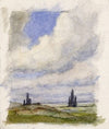 Hoge wolkenlucht boven weilanden (1943)