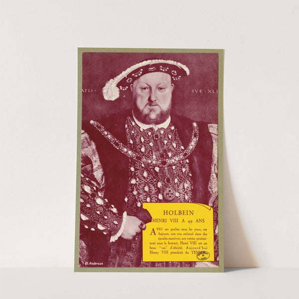 Holbein ; Henri VIII à 49 ans (1910-1950) by Laboratoire d'''actino-biologie