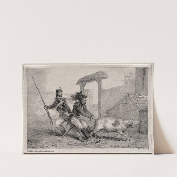 Hold Fast!, or the Marauders (1823) by Horace Vernet