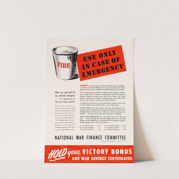 Hold Your Victory Bonds and War Savings Certificates by Anonymous