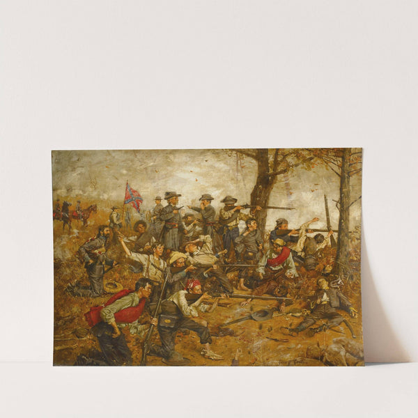 Holding the Line at All Hazards (1882) by William Gilbert Gaul