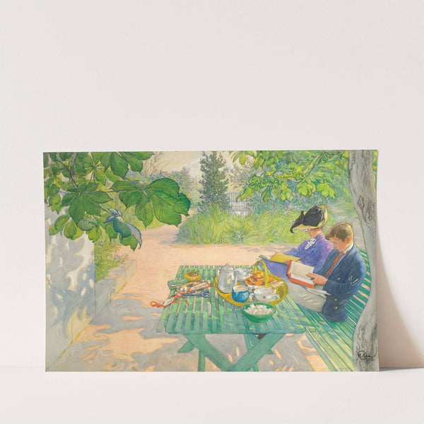Holiday Reading (1916) by Carl Larsson