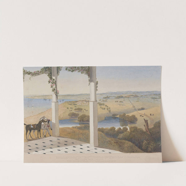 Holland Estate, St. Thomas in the East, View from the Change of Air House by James Hakewill