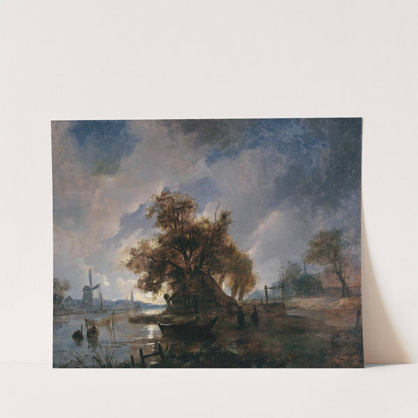 Holländische Flusslandschaft by Remigius Adrianus van Haanen