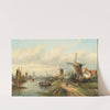 Holländische Flusslandschaft by Jan Jacob Coenraad Spohler