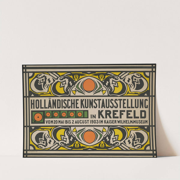 Holländische Kunstausstellung in Krefeld (1903) by Jan Thorn-Prikker