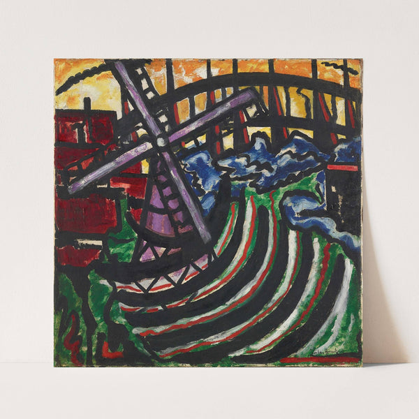 Holländische Mühle (1916) by Jacoba van Heemskerck