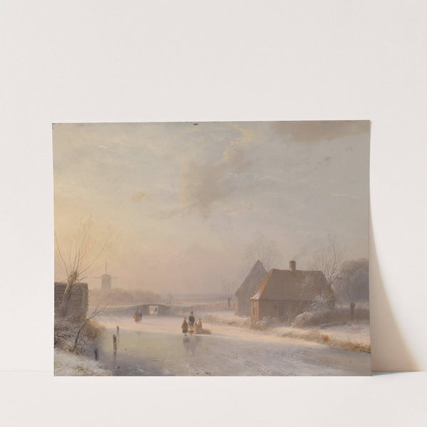 Holländische Winterlandschaft by Andreas Schelfhout