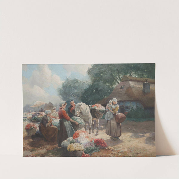 Holländischer Blumenmarkt by Rudolf Alfred Höger