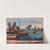 Holländischer Hafen mit Zugbrücke und Fischkuttern by Otto Geigenberger