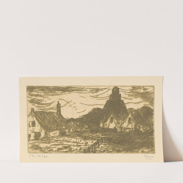 Hollands landschap (1873-1931) by Etienne Bosch