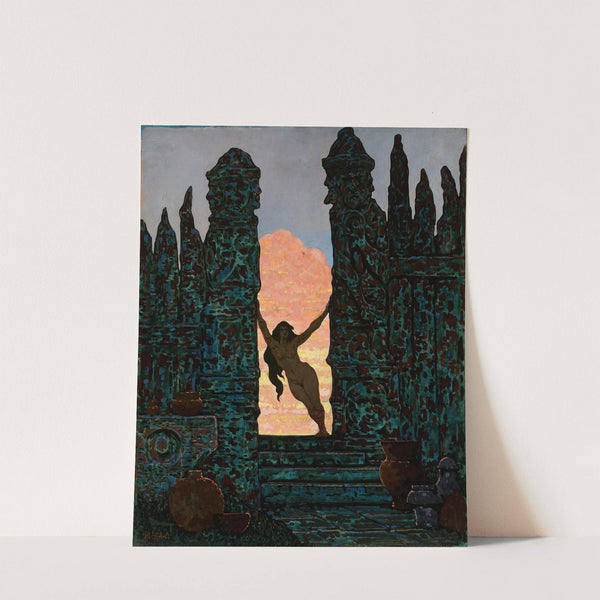 Holy entrance to the Slavic mystery place by Marian Wawrzeniecki