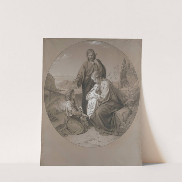 Holy Family (1872) by Carl Müller