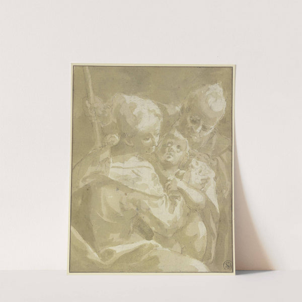 Holy family by Bartolomeo Schedoni