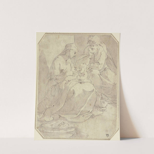 Holy family by Guido Reni