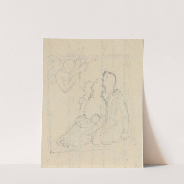 Holy Family with Angels by John Flaxman