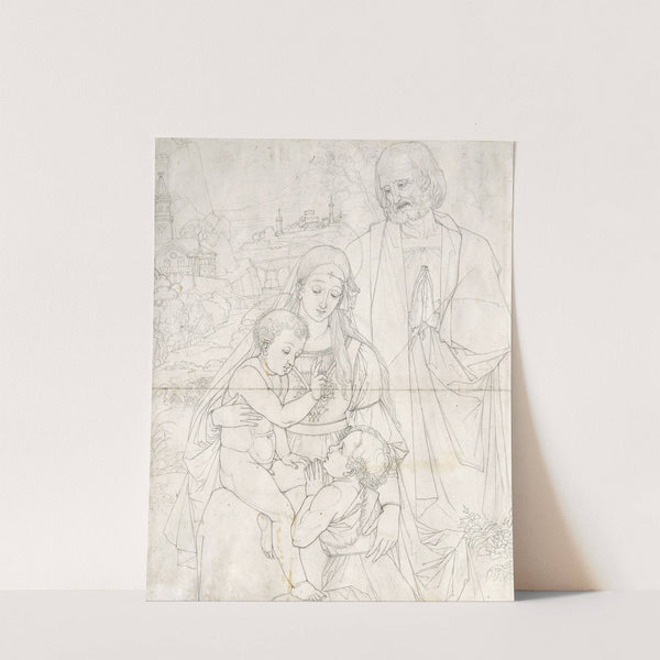 Holy Family with John the Baptist as a Boy by Peter von Cornelius