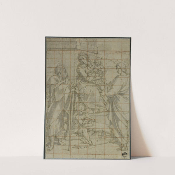 Holy Family with Saint John the Evangelist and the Infant John the Baptist by Bartolomeo Cesi