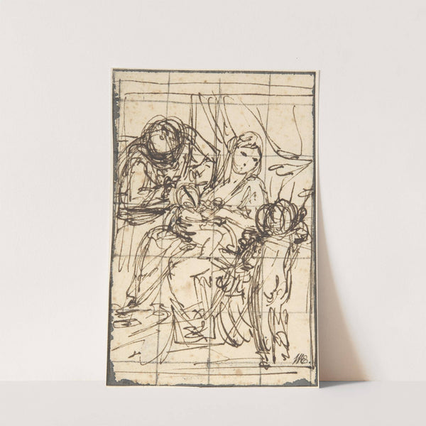 Holy Family with St. John the Baptist (mid-18th century) by Anton Raphael Mengs