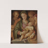 Holy Family With The Infant John The baptist by Tommaso d'Antonio Manzuoli