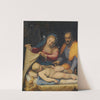 Holy Family With The Sleeping Christ Child by Lorenzo Sabatini