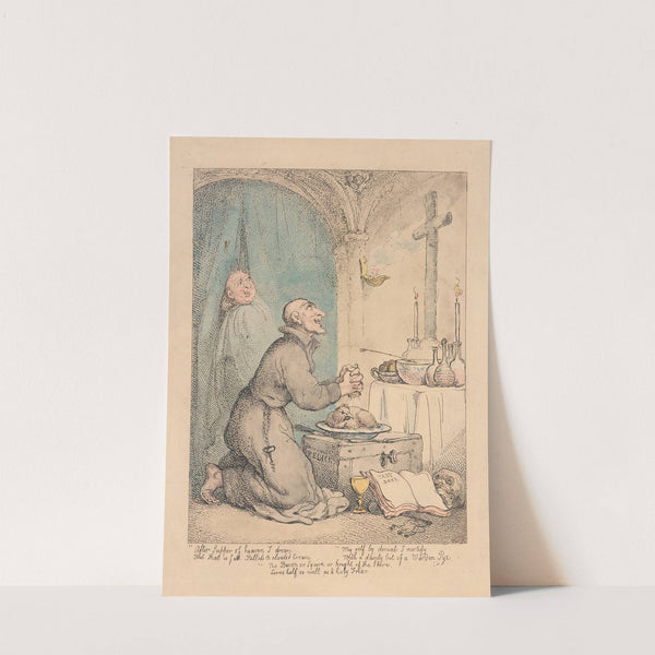 Holy Friar by Thomas Rowlandson