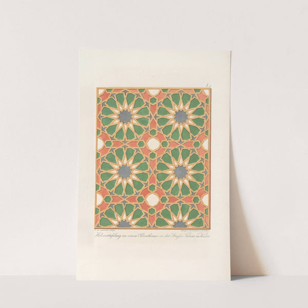 Holzvertäfelung an einem Privathause in der Strafse Tabane zu Kairo by Friedrich Maximilian Hessemer