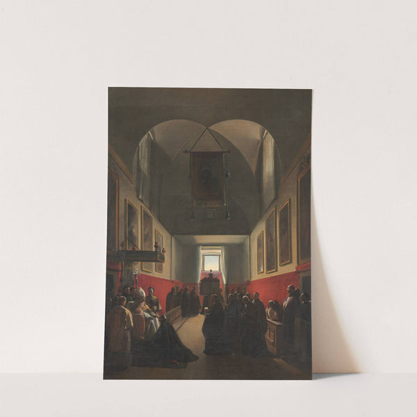 Homage to a Bishop (1839) by François-Marius Granet