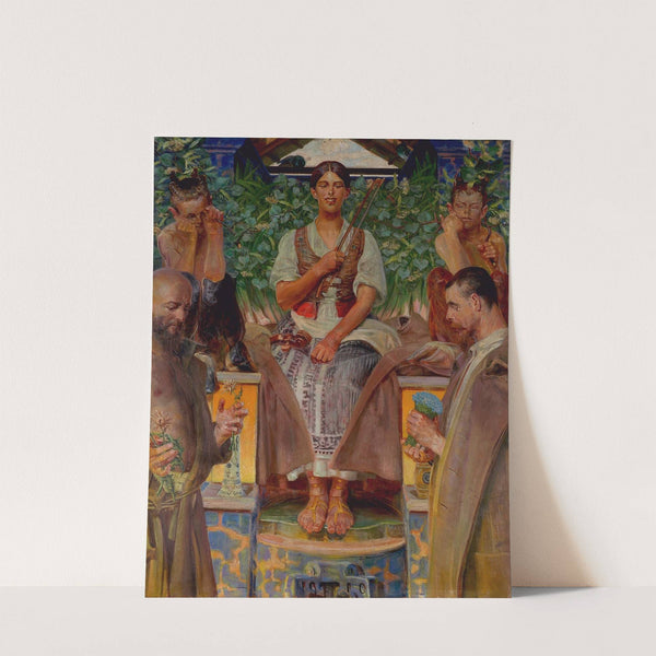 Homage to art and the muse by Jacek Malczewski