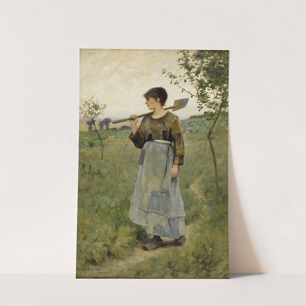 Home From The Fields (circa 1880-84) by Charles Sprague Pearce