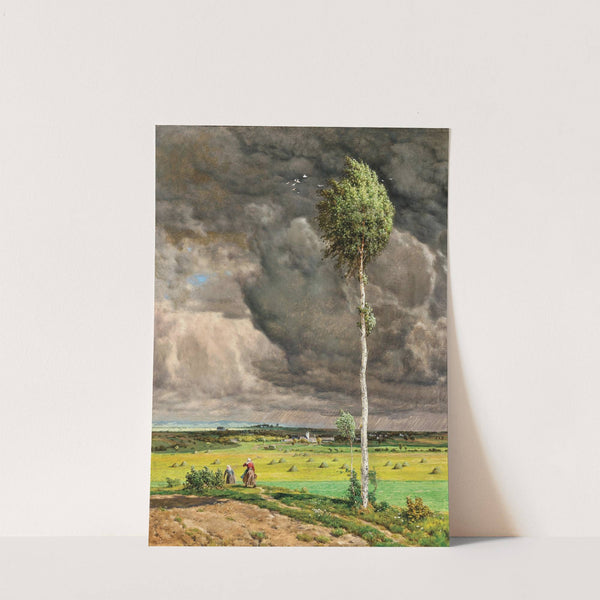 Homecoming from the field before the storm by Adolf Zdrazila