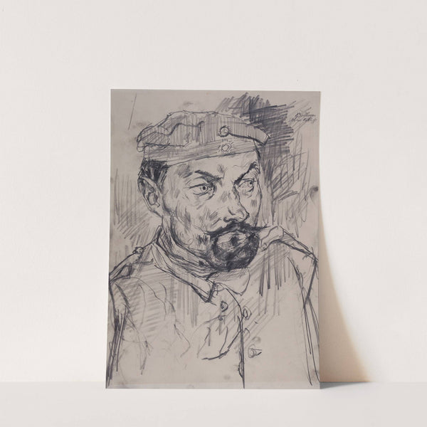 Homeguard Soldier Ernst Pflanz (1915) by Max Beckmann