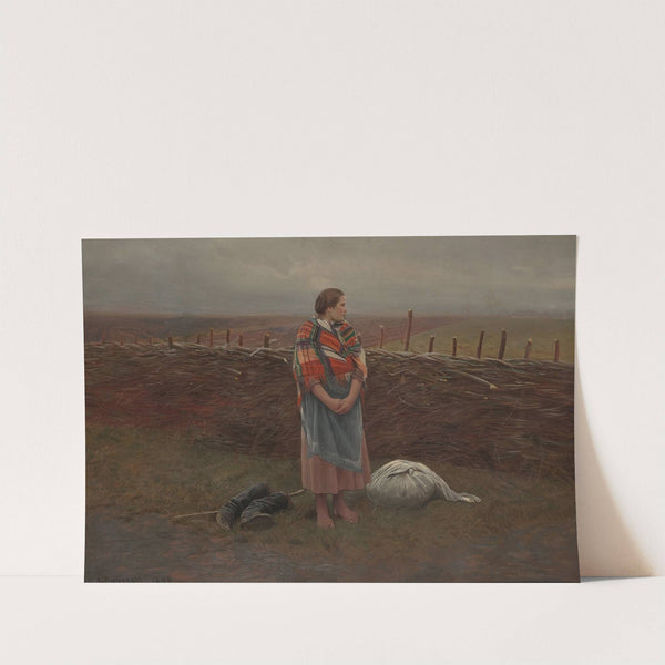 Homeless woman (1896) by Antoni Piotrowski