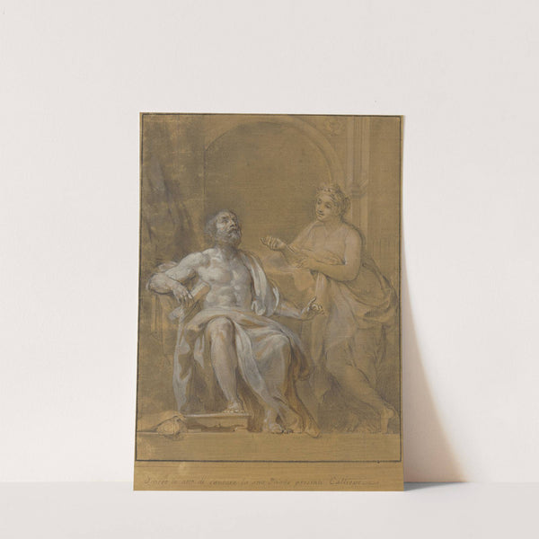 Homer and Calliope by Tommaso Conca