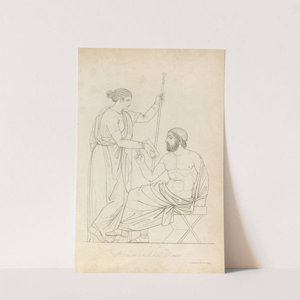 Homer & his muse by Thomas Baxter