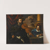 Homer playing the violin, in the company of a pupil by Follower of Pier Francesco Mola