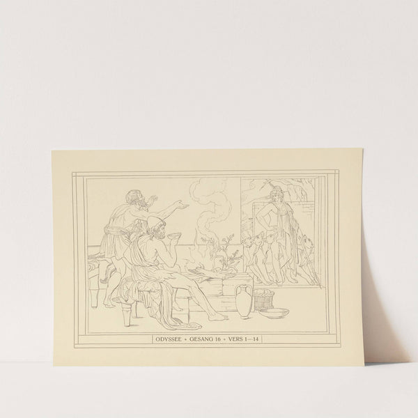 Homers Odyssee Pl.4 by Bonaventura Genelli