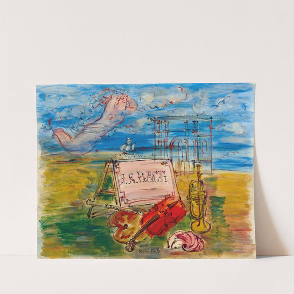Hommage à Bach (1946) by Raoul Dufy