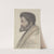 Homme à la barbe courte et aux cheveux courts et raides, vu de profil à gauche by Nicolas Lagneau