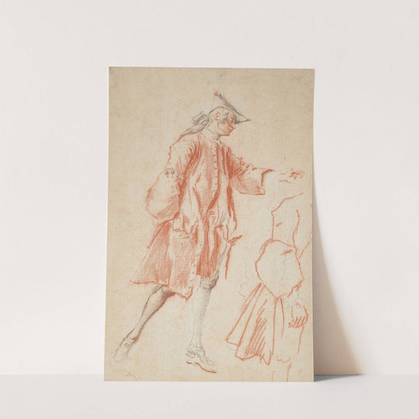 Homme debout tourné vers la droite by Jacques André Portail