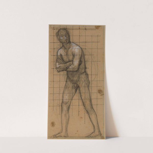 Homme nu, debout, bras croisés by Pierre Puvis de Chavannes