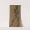 Homme nu debout, tenant des deux mains un objet by Pierre Puvis de Chavannes