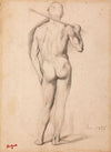 Homme vu de dos (étude)