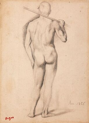Homme vu de dos (étude)