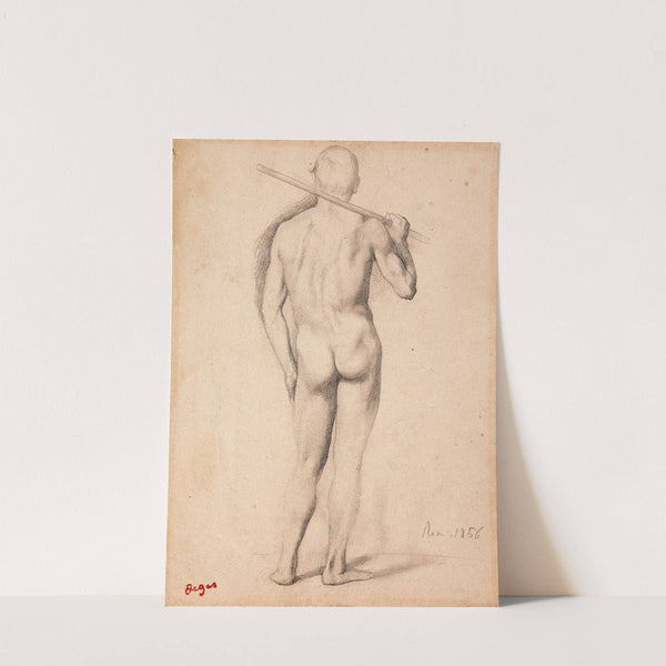 Homme vu de dos (étude) (1856) by Edgar Degas