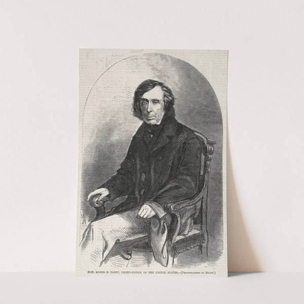 Hon. Roger B. Taney, Chief Justice of the United States (1860) by Winslow Homer