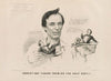 Honest Abe taking them on the half shell (1860)
