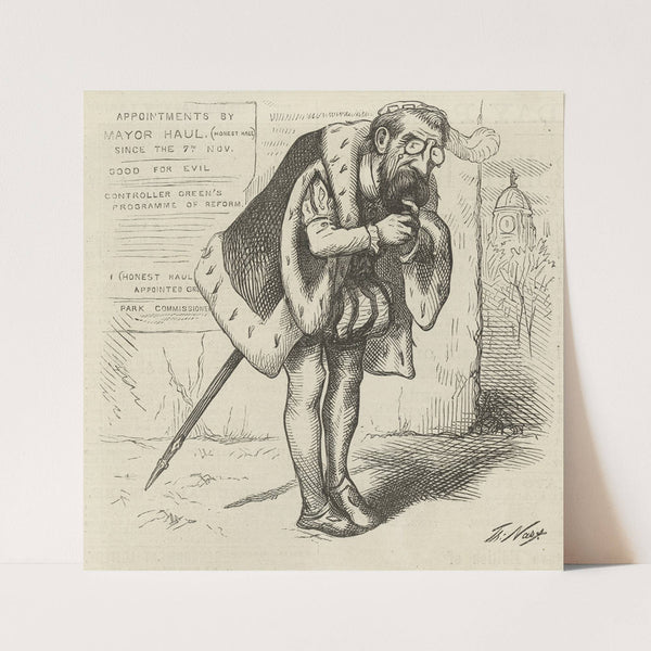 Honest Haul as Richard III (1871) by Thomas Nast